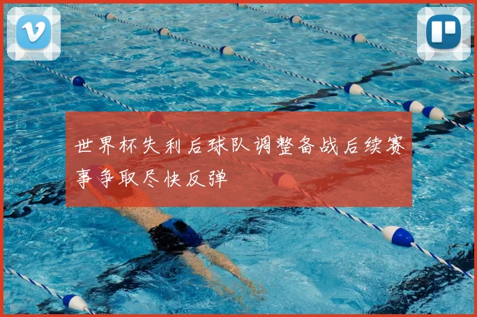 世界杯失利后球队调整备战后续赛事争取尽快反弹